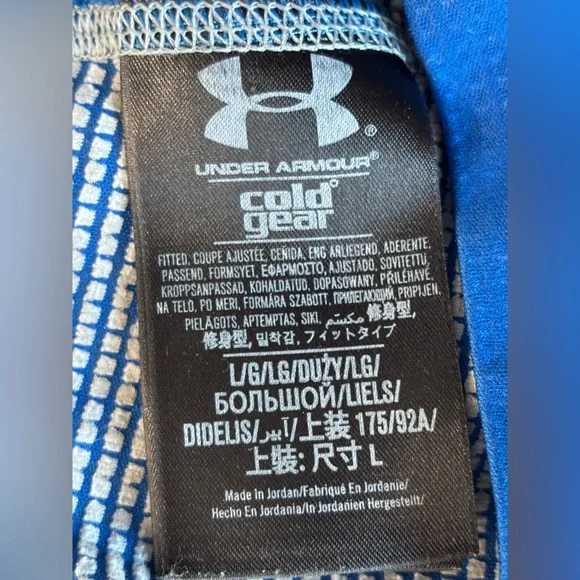 Under Armour LG Men's Blue Performance Jacket - Picture 7 of 9